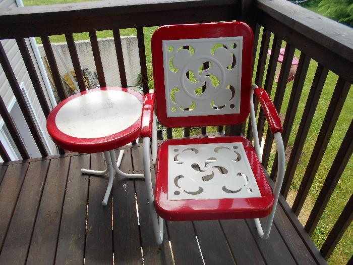 1950's and 60's outdoor furniture