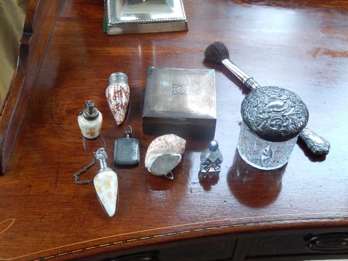 VARIOUS STERLING LADIES ACCOUTREMENTS