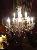Crystal chandelier with 12 lights