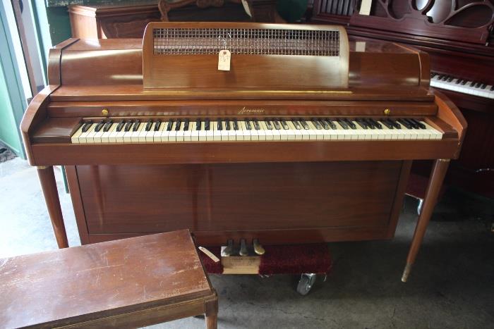 A4 #2 Acrosonic 1959 Spinet Piano Walnut Condition of 8 #662290