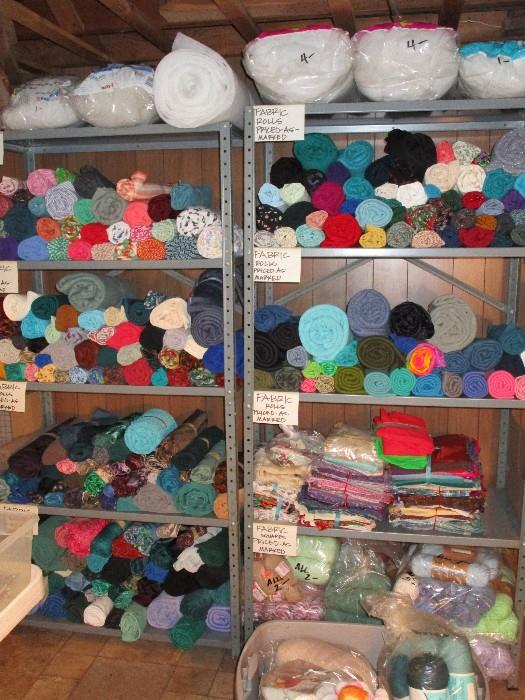 Large quantity of fine yarns including lambs wool, hand dyed wool, linen blends, alpaca, Icelandic & Norwegian, mohair, acrylic & fashion