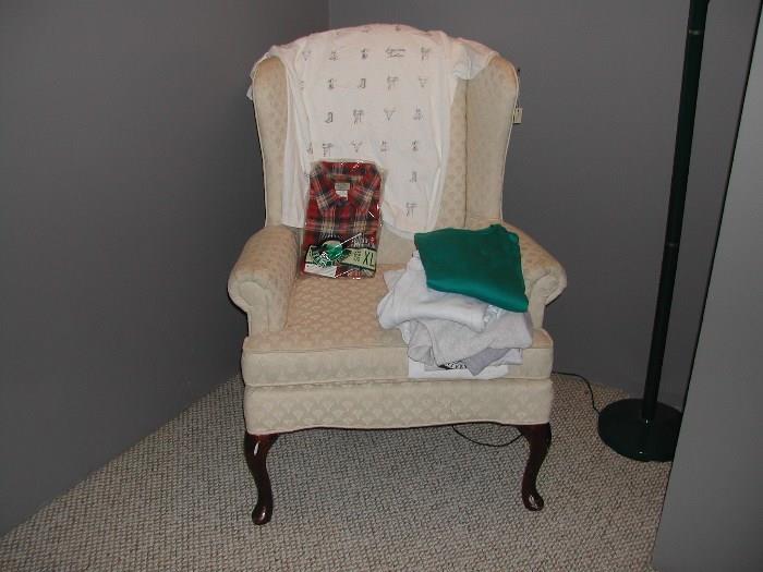 wing back chair 45.00