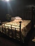 Antique brass bed
