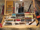 Collection of Knives...Pocket knives- Barlow, Imperial, Schrade, Swiss Style Multi-tool, Advertising Knives, Boot Knives, Commemoratives,