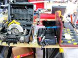 DeWalt Circular Saw, 7 1/4",  with Carrying Case; Die Hard Battery Charger; Some of the hand tools that are part of this sale...as shown large open ended wrenches, adjustable wrenches, nice set of wood working tools.  All items shown are available for sale