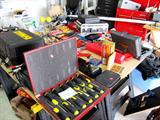 Some of the tools that are available in this sale... various hand tools, socket drive sets, DeWalt Circular Saw with case;