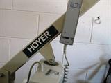 Electric Hoyer Medical Lift With Sling...powerful and portable...battery powered with built in charger. Unique Swan Neck design allows the lift to get close to obstacles. Compact...and folding for easy stowage. Able to provide a wide range of transfers. Very maneuverable...on wheels. Capacity 341 lbs safe working load