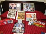 Some of the Collectible Sports Memorabilia that are available in this sale...New York Yankees Memorabilia...Thurman Munson and Don Mattingly montages, Photos...Paul O'Neil (signed), Mickey Mantle, MLB programs including 90's era World Series Program, sets of baseball trading cards...1988 Score Set, 1988 DonRuss Set, 1990 Fleer Set, Other baseball trading cards too including Derek Jeter Rookie card; Other MLB memorabilia too