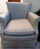Accent Arm Chair with light blue upholstery