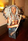 Very Collectible Limited Edition  "Legends" C.A. Pardell's Metal / Composite Art Sculpture entitled "Eminent Crow"...sculpture of Chief Plenty Coups.  A retired no longer in production  limited edition sculpture that originally sold for $1,500.  (Limited Edition No. 792 of 950)