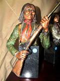 Very Collectible Limited Edition  "Legends" C.A. Pardell's Metal / Composite Art Sculpture entitled "Rebellious"...sculpture of Chief Geronimo.  A retired no longer in production  limited edition sculpture that originally sold for $1,500.  (Limited Edition No. 239 of 950)