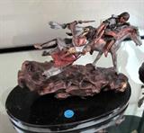 Very Collectible Limited Edition  "Legends" C.A. Pardell's Metal Art Sculpture entitled "Unexpected Rescuer"...originally sold for $990.       ( limited edition No. 737 of 950)