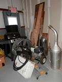 Pressure Washer with accessories / attachments; Large Circular Area Fan; BBQ Grill; Large volume refueling can used by Phil Simms crew during numerous high performance sports car races;