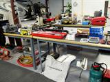 Some of the excellent automotive tools available in this sale...like the like new condition Snap-On 3/4 In. Drive Torque Wrench ( L872) with case...measures up to 600 ft. pounds. Items shown including the tables that they are displayed upon are available. Good opportunity to upgrade your tools... at a fraction of new price.