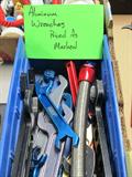 Some of the tool collection available in this sale...aluminum wrenches and other tools of aluminum composition