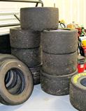 Some of the used tires available in this sale...racing slicks, others