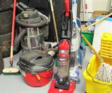 Variety of vacuum cleaners...shop vac 6.5 hp with stainless steel canister...Dirt Devil Upright Vacuum Cleaner...other items shown are also available.