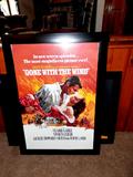 One of several prints of famous movie posters...Gone with the Wind...and frankly, we don't care where you hang it.