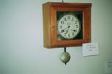 Vintage Simplex Time Recorder Co. Wall Clock
