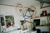 Vintage Shabby Chic Mirrors - matching to chests of drawers, desk, headboard and chair. Bicycle is also available...I don't know how you ride it on the ceiling...