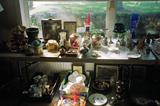 Accent Oriental Syle Vases, pottery, porcelains, Henner Carved figures, china pieces