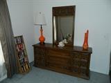 Mid-Century Dresser With Mirror