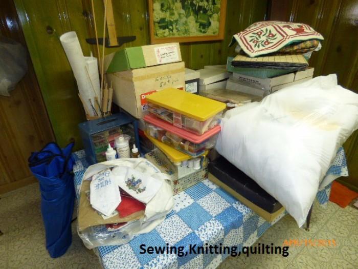 Sewing, Knitting, Quilting