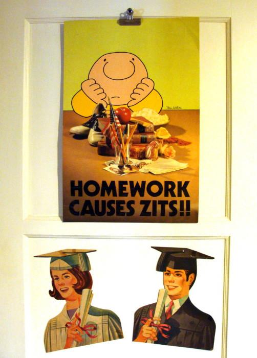 Vintage Ephemera School Learning Ziggy Poster