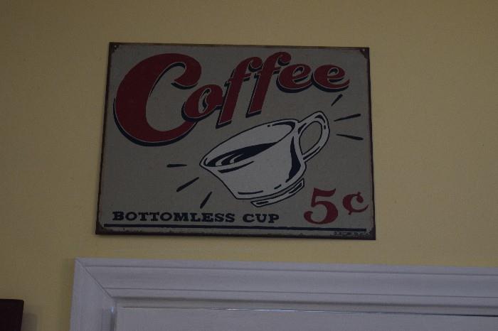 Coffe 5 Cents Sign