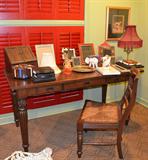 Wooden Executive Computer Desk with matching chair
