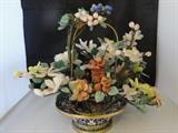 Oriental Semi precious stone flowers