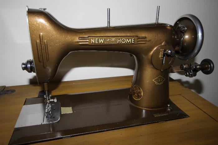 New Home sewing machine.