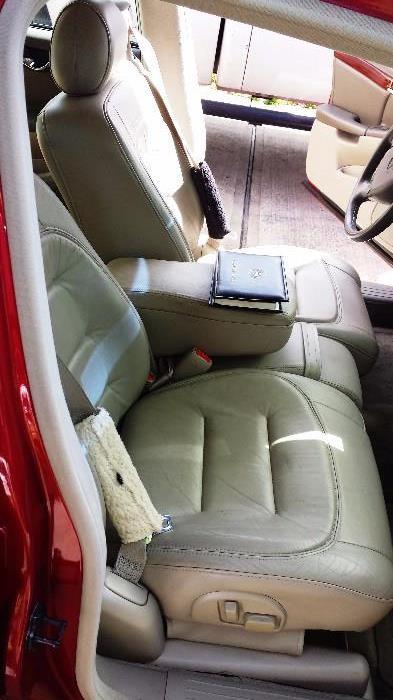 Front leather seats