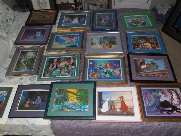 Walt Disney framed pictures