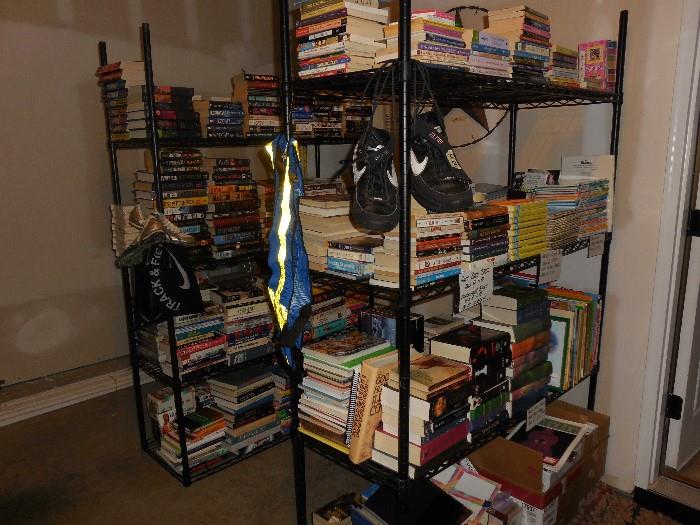 hard back and paper back books such as Harry Potter set, Dr. Suess, The little golden book by Walt Disney and much more  