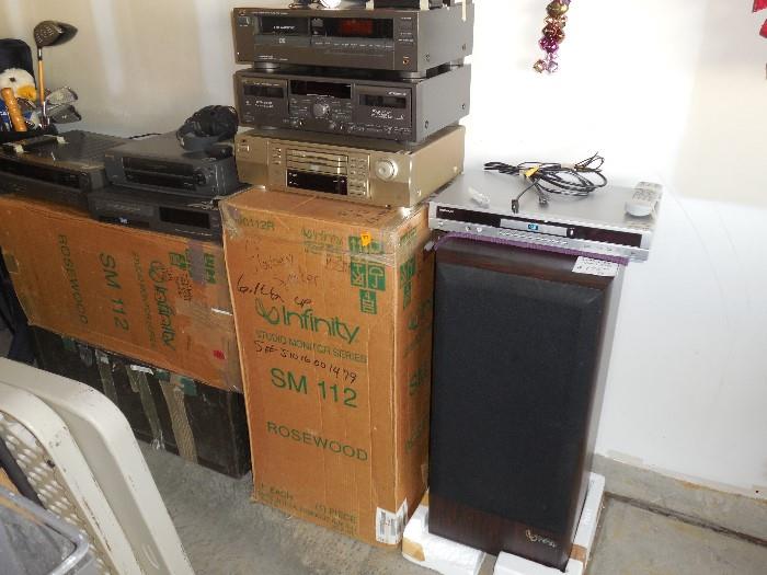 all kinds of stereo equipment