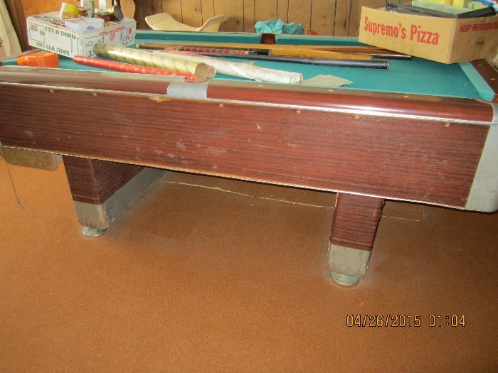 coin operated pool table