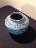Early Jugtown Chinese Blue Glazed Pot