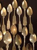 Coin Silver Teaspoon Collection