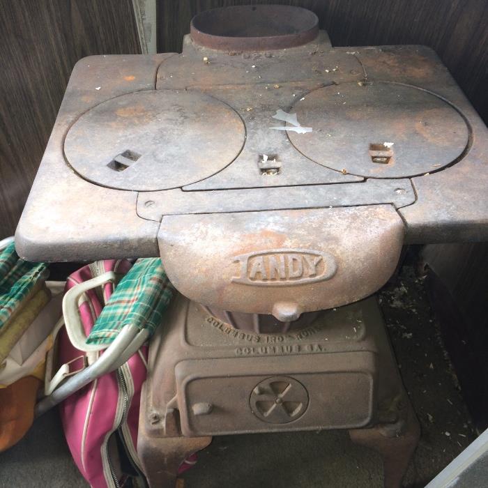 Tandy cast iron stove from Columbus, GA