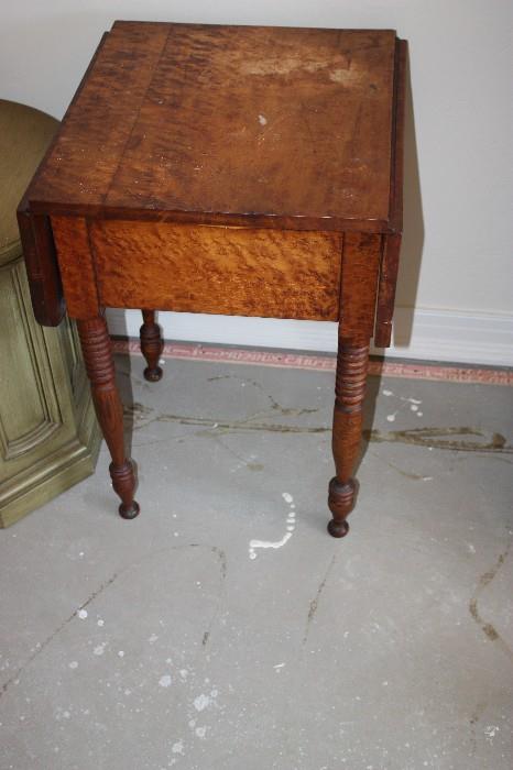 Empire drop leaf side table