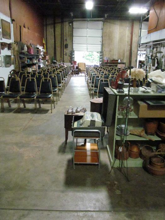 Seating from the front - auctioneer's view.