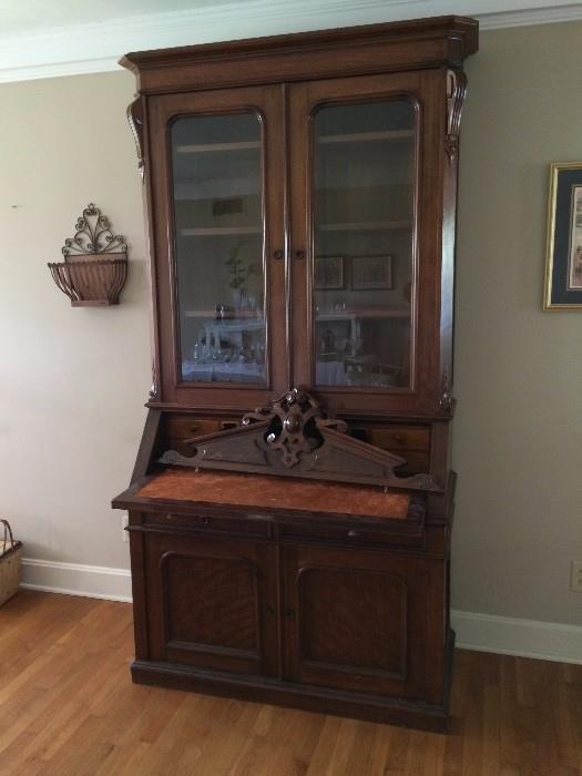 "Prudent Mallard" Secretary (needs 12" ceilings).  This piece has many of the features attributed to Mallard.  Client purchased this piece in Mississippi.  Very nice condition.