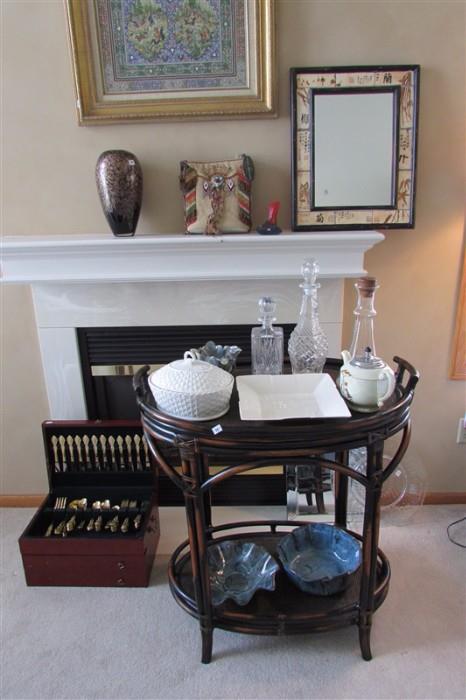 Everyday Belleck, Reed & Barton..how cute is this tray table.