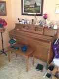 Wurlitzer spinet piano..Lovely condition