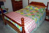 Full size cedar bed in perfect condition.