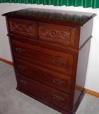 Matching Chest with drawers to dresser shown above.
