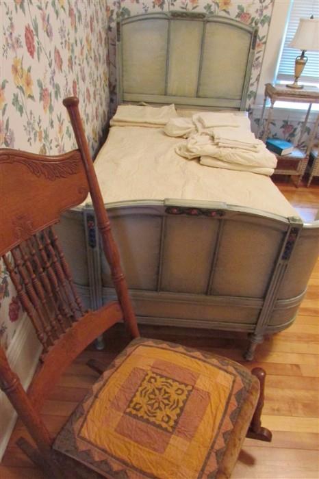 and we have two of these darling twin beds