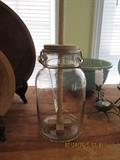 Glass Jar "Lap Churn"