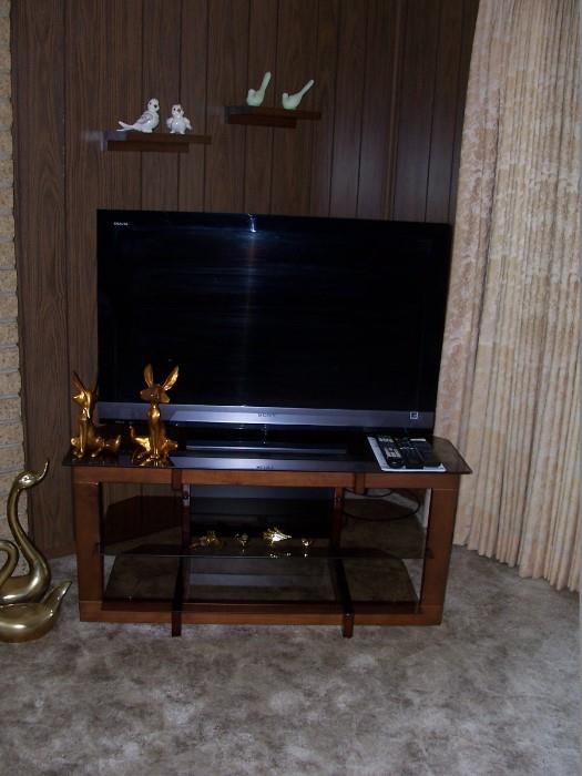Sony 40" Flat Screen TV and Flat Screen TV Stand